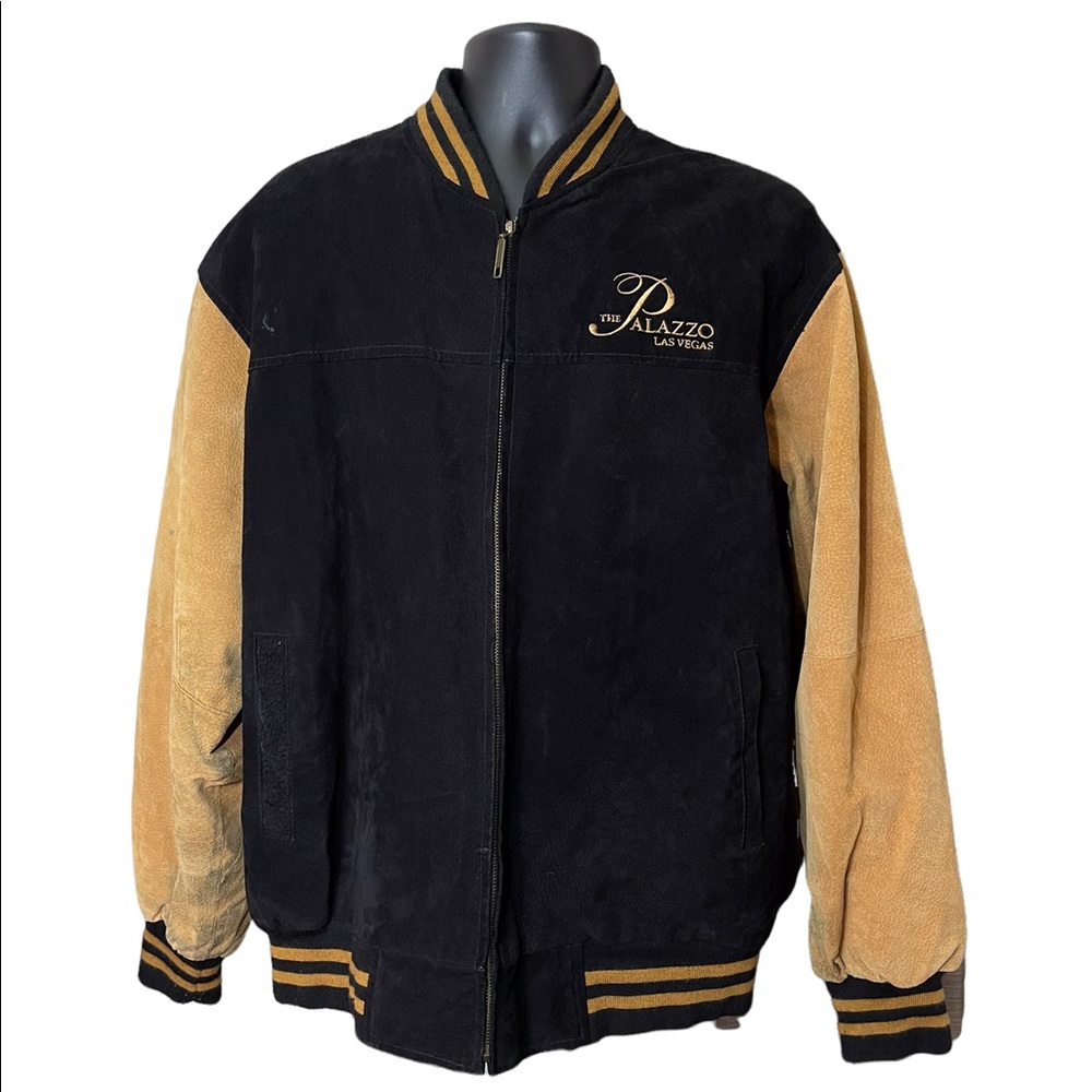 The Palazzo LasVegas suede leather jacket size large
